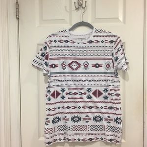 NWOT Tribal Print T-Shirt